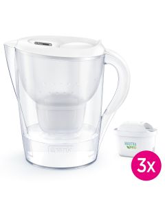 BRITA кувшин-фильтр для воды Marella XL, белый (3.5 л), вкл. 3 картридж MAXTRA PRO All-in-1