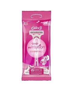 Бритва Wilkinson, Extra 3, чувствительная, для женщин, 4 штуки