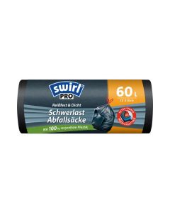Мешки для мусора SWIRL Heavy Duty 60л / 12 шт.